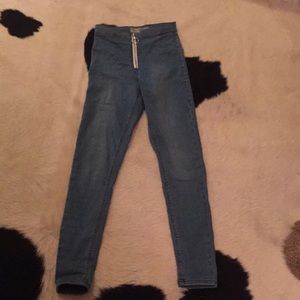 Top shop high waisted skinny jeans